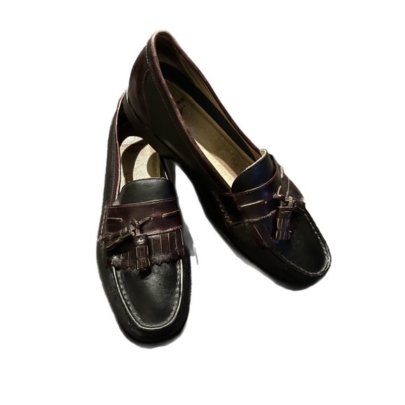 Dockers Shoes Mens 11.5 M Sinclair Tassel Loafers Brown Leather Round toe main image 9